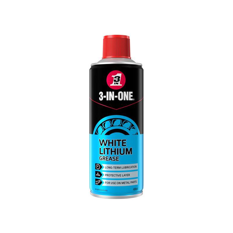 3-IN-ONE? - 3-IN-ONE White Lithium Spray Grease 400ml