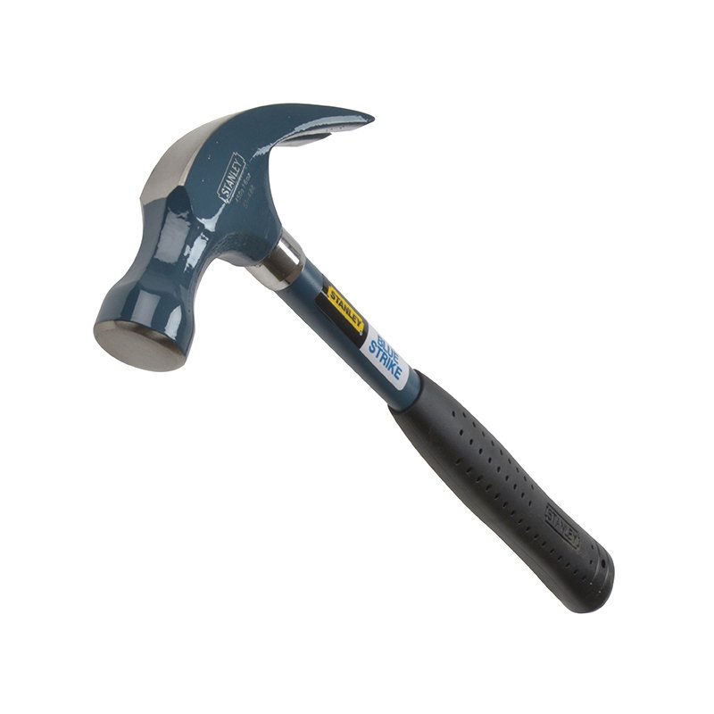 16oz STANLEY - Blue Strike Claw Hammer