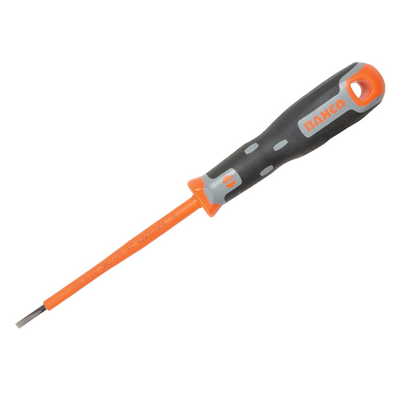 3.5mm x 100mm Bahco - Tekno+ VDE Slotted Screwdrivers 1000v