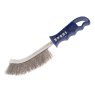 Stainless Steel Blue Handle Faithfull - Wire Scratch Brush
