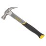 450g (16oz) STANLEY - Curved Claw Hammer, Fibreglass Shaft