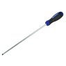 250mm x 10mm Faithfull - Soft Grip Screwdriver, Flared Slotted